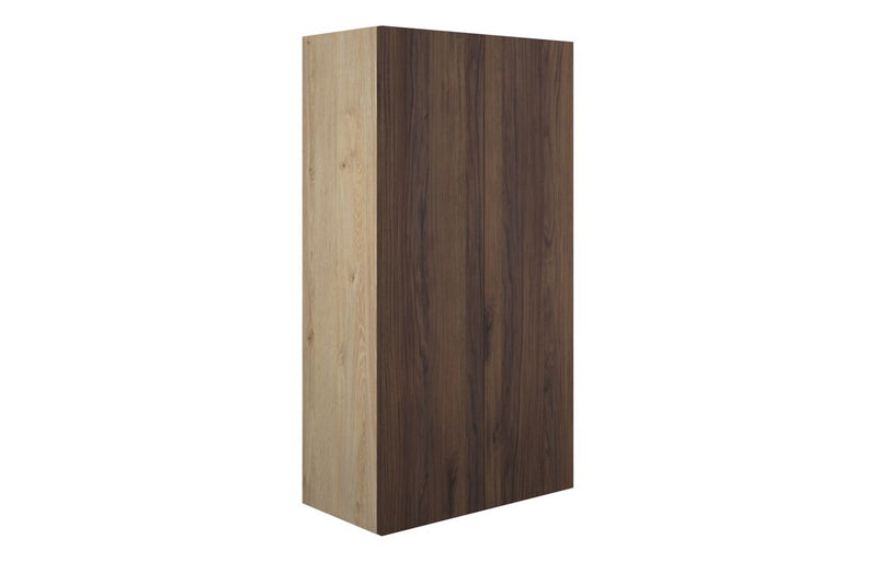 Daisy 600mm Standard 2 Door Storage Unit - Warm Walnut (Oak Cab) - KPSB110852