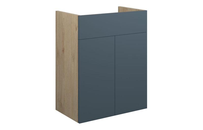 Daisy 500mm Standard Basin Unit - Matt Arley Blue (Oak Cab) - KPSB110899