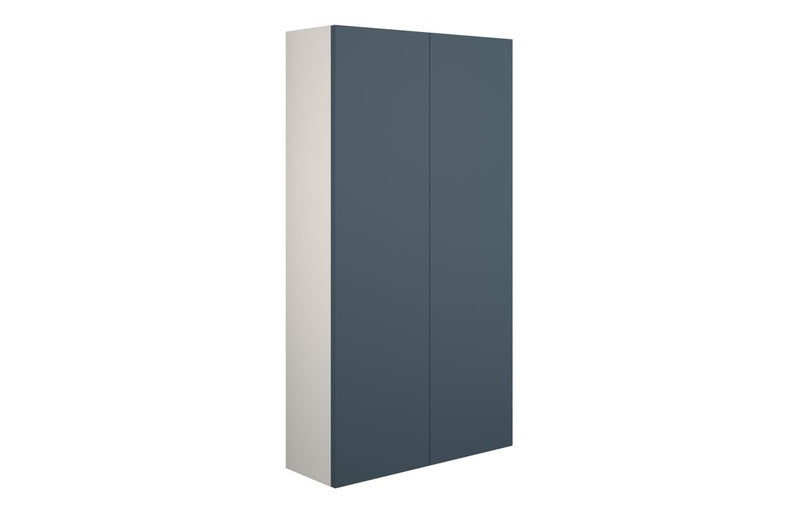 Daisy 600mm Slim 2 Door Storage Unit - Matt Arley Blue (Grey Cab) - KPSB110925
