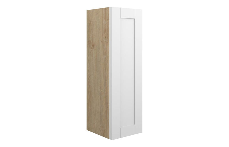 Peony 200mm Slim Base Unit - Matt White (Oak Cab) - KPSB110949