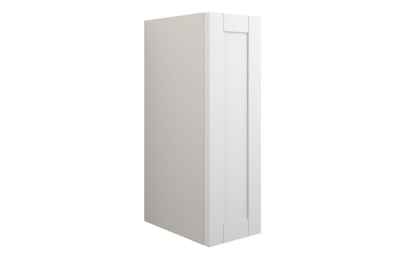 Peony 200mm Standard Toilet Roll Unit - Matt White (Grey Cab) - KPSB110951