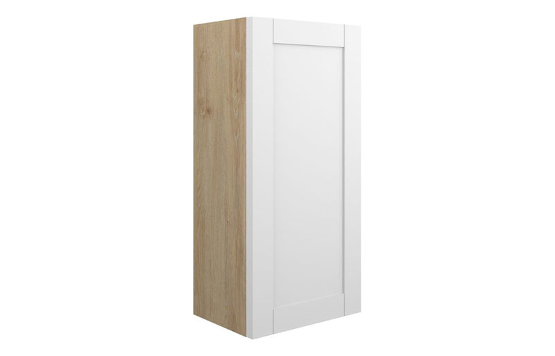 Peony 300mm Slim Base Unit - Matt White (Oak Cab) - KPSB110955