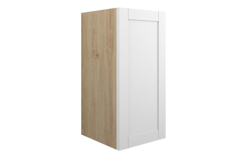 Peony 300mm Standard Base Unit - Matt White (Oak Cab) - KPSB110958