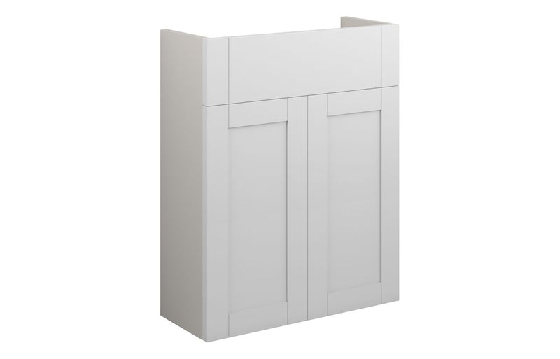 Peony 500mm Slim Basin Unit - Matt White (Grey Cab) - KPSB110966