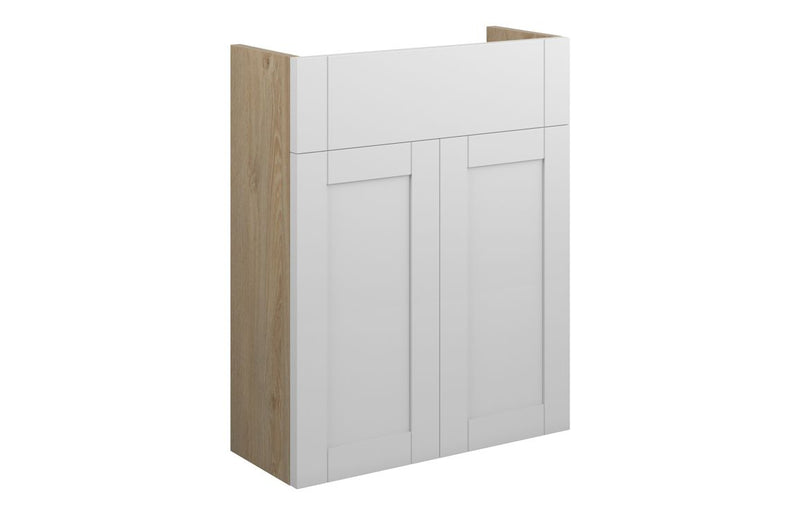 Peony 500mm Slim Basin Unit - Matt White (Oak Cab) - KPSB110967