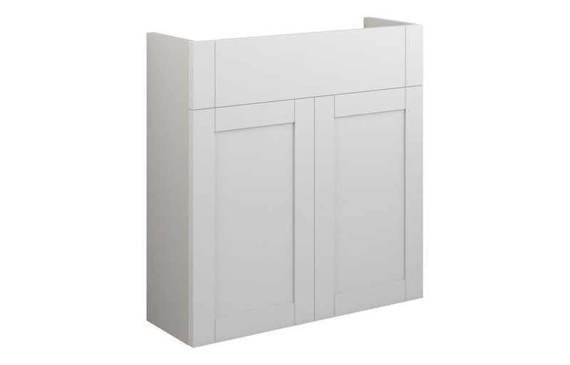 Peony 600mm Slim Basin Unit - Matt White (Grey Cab) - KPSB110972