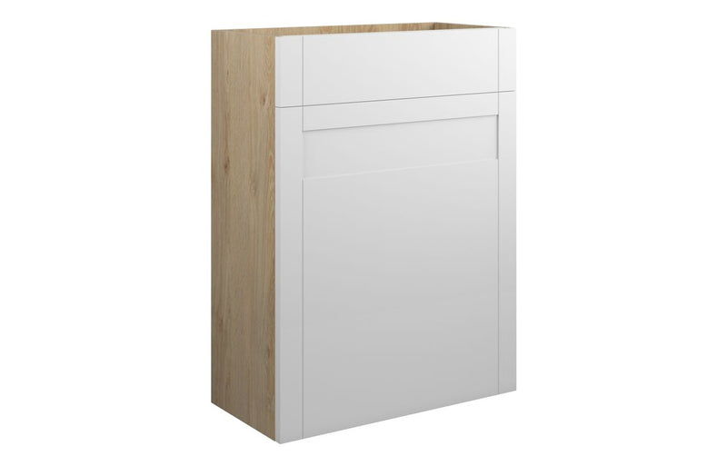 Peony 600mm Standard WC Unit - Matt White (Oak Cab) - KPSB110988