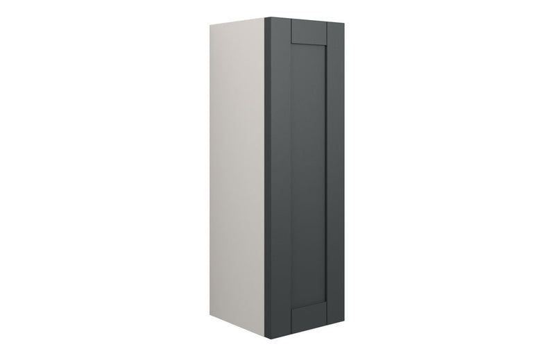 Peony 200mm Slim Base Unit - Matt Graphite Grey (Grey Cab) - KPSB111019
