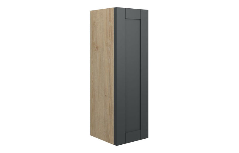Peony 200mm Slim Base Unit - Matt Graphite Grey (Oak Cab) - KPSB111020