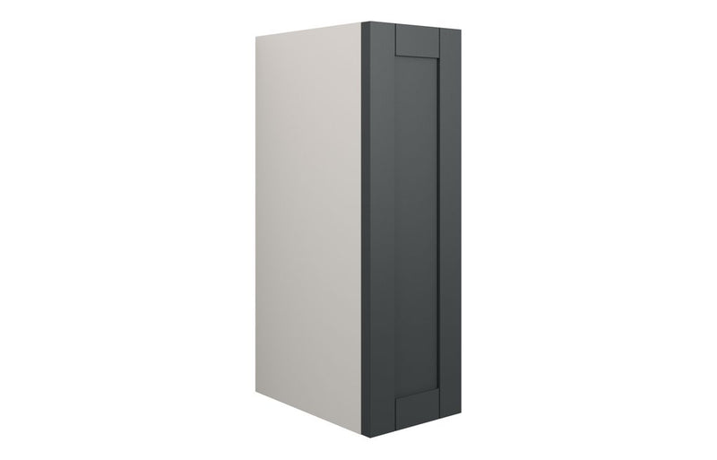 Peony 200mm Standard Toilet Roll Unit - Matt Graphite Grey (Grey Cab) - KPSB111022