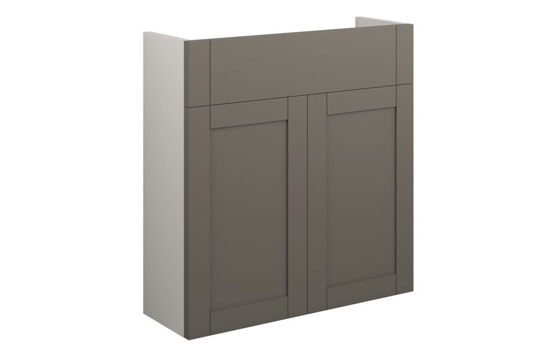 Peony 600mm Slim Basin Unit - Matt Stone (Grey Cab) - KPSB111114