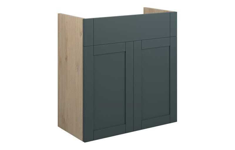Peony 600mm Standard Basin Unit - Matt Green Camo (Oak Cab) - KPSB111189
