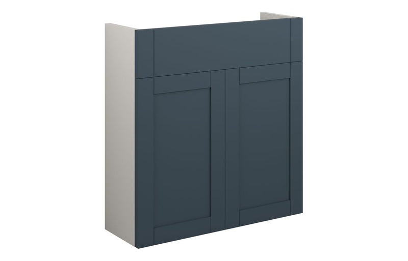 Peony 600mm Slim Basin Unit - Matt Arley Blue (Grey Cab) - KPSB111256
