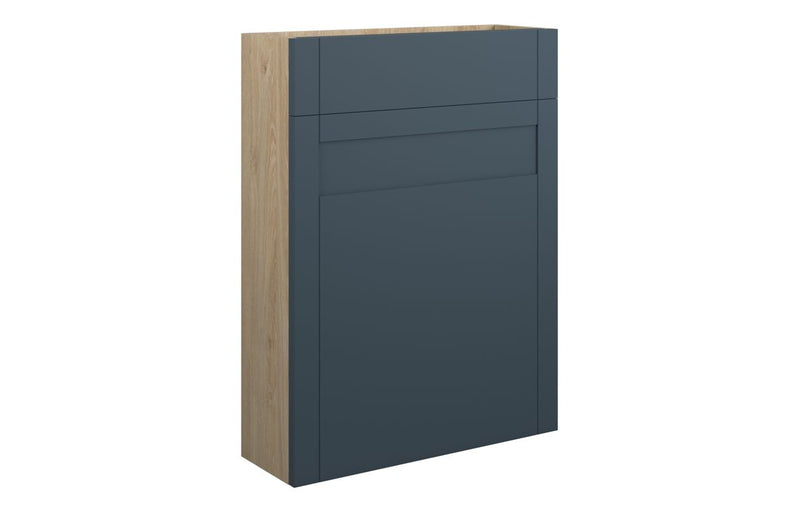 Peony 600mm Slim WC Unit - Matt Arley Blue (Oak Cab) - KPSB111269