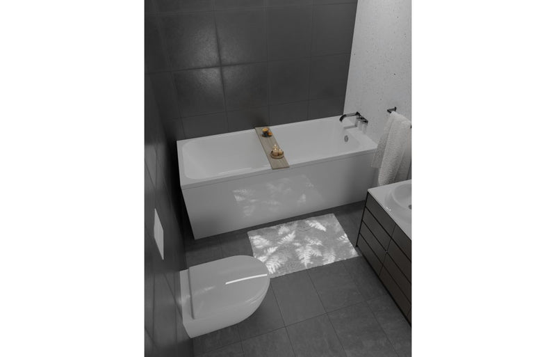 Eastbourne Round Single End 1700x700mm Thin Edge 0TH Bath - KPSB111371