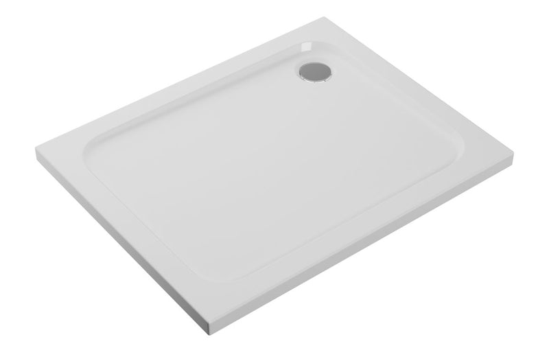 Vista 1000x900mm Easy-Fit Sliding Door & 45mm Tray Pack - Chrome - KPSB111423