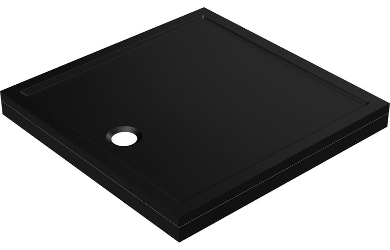 40mm Low Profile Square & Rectangular Riser Set 1200mm - Matt Black - KPSB111440