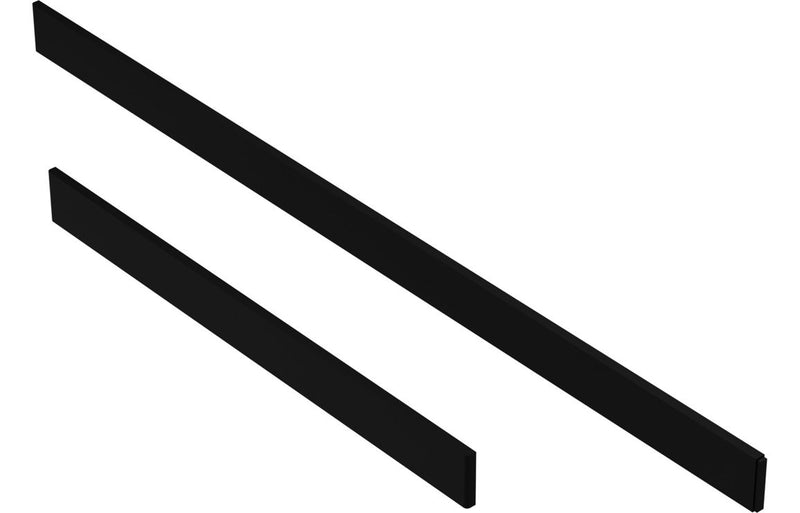 40mm Low Profile Square & Rectangular Riser Set 1700mm - Matt Black - KPSB111441