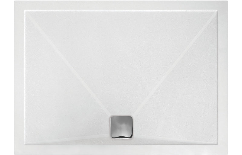 25mm Anti-Slip Ultra-Slim 1700x800mm Rectangular Tray & Waste - KPSB111483
