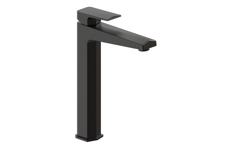 Parrett Tall Basin Mixer - Matt Black 1.0 Bar - KPSB111524