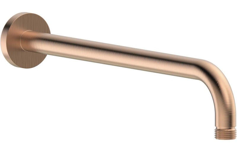 Hydro 320mm Round Shower Arm - Brushed Bronze - KPSB111557