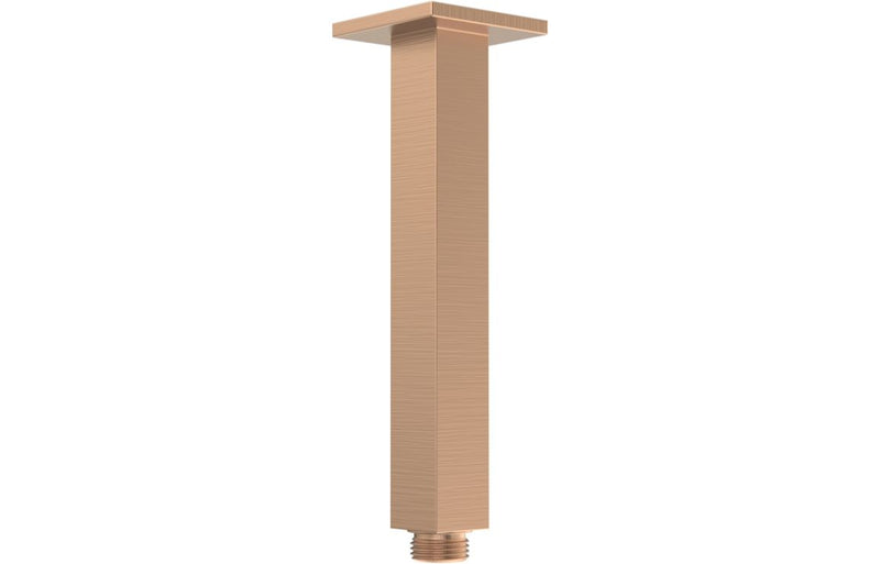 Mineral 180mm Square Ceiling Arm - Brushed Bronze - KPSB111568