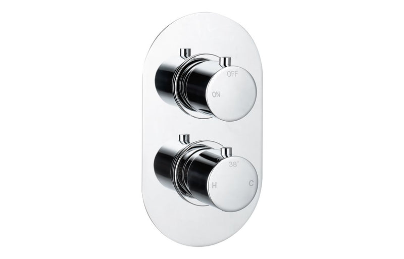 Hydro Round Shower Valve & Kit Pack 2 - Chrome - KPSB111583
