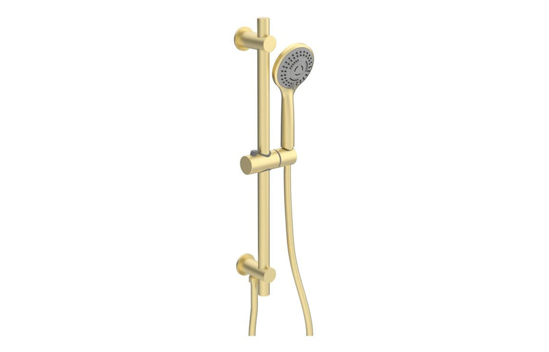 Hydro Round Shower Valve & Kit Pack 3 - Brushed Brass - KPSB111589