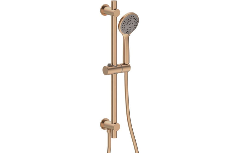 Hydro Round Shower Valve & Kit Pack 3 - Brushed Bronze - KPSB111590