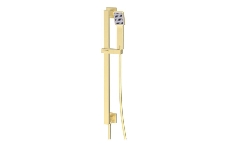 Mineral Square Shower Valve & Kit Pack 3 - Brushed Brass - KPSB111601
