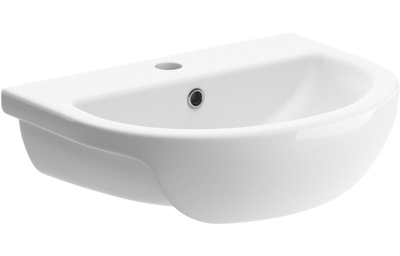 Adisham 500x390mm 1TH Semi Recessed Basin - KPSB1829