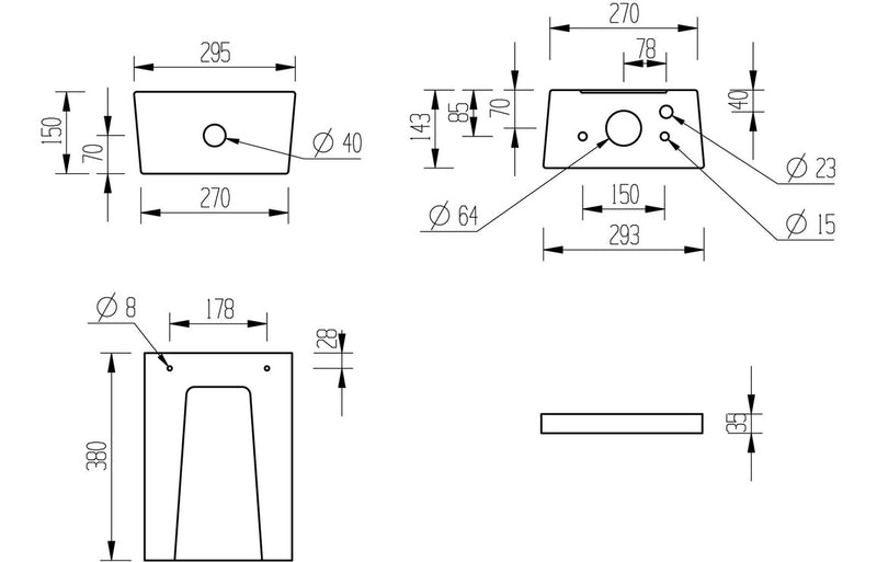 Marden Close Coupled WC & Soft Close Seat - KPSB1847