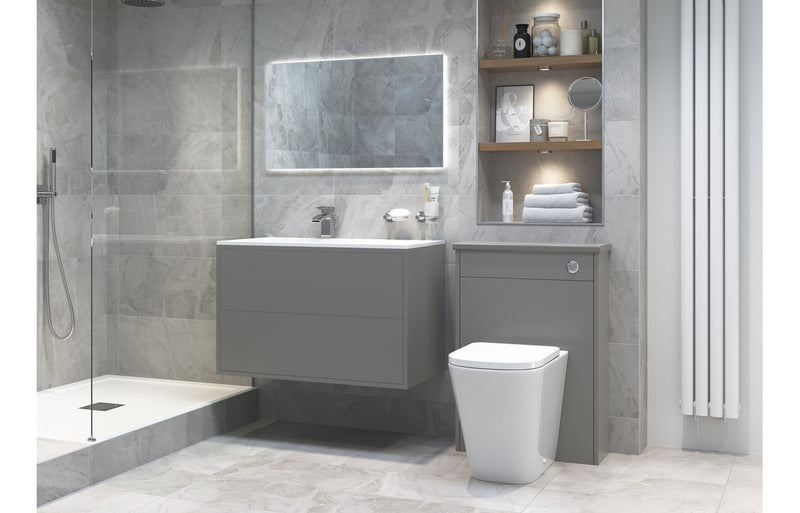 Herne Rimless Back To Wall Comfort Height WC & Soft Close Seat - KPSB1888
