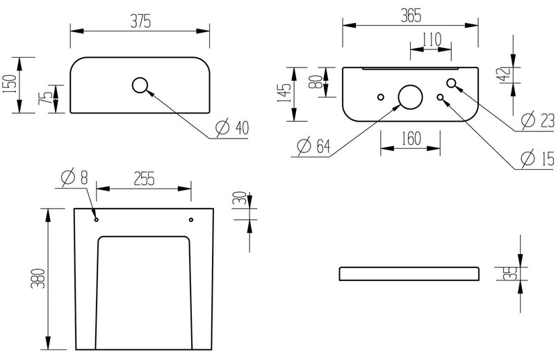 Herne Rimless Close Coupled Fully Shrouded Comfort Height WC & Soft Close Seat - KPSB1889