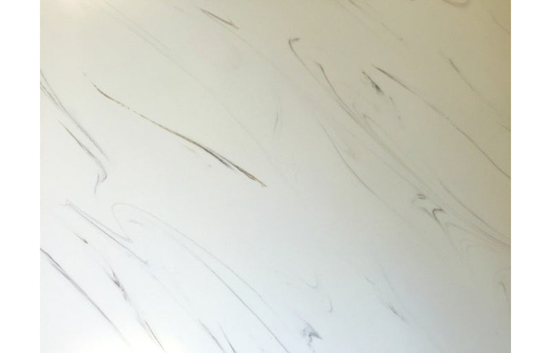 Solid Slim Surface 1820x330x12mm Worktop - Calacatta Marble - KPSB2721