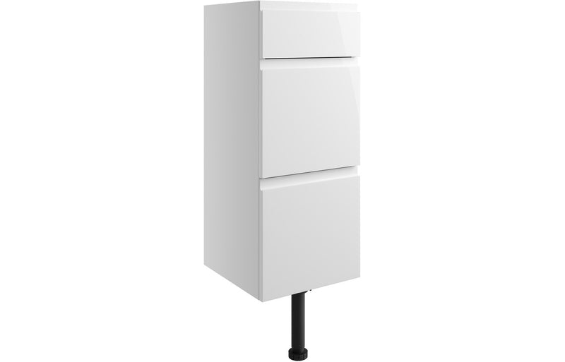 Fern 300mm 3 Drawer Unit - White Gloss - KPSB2751