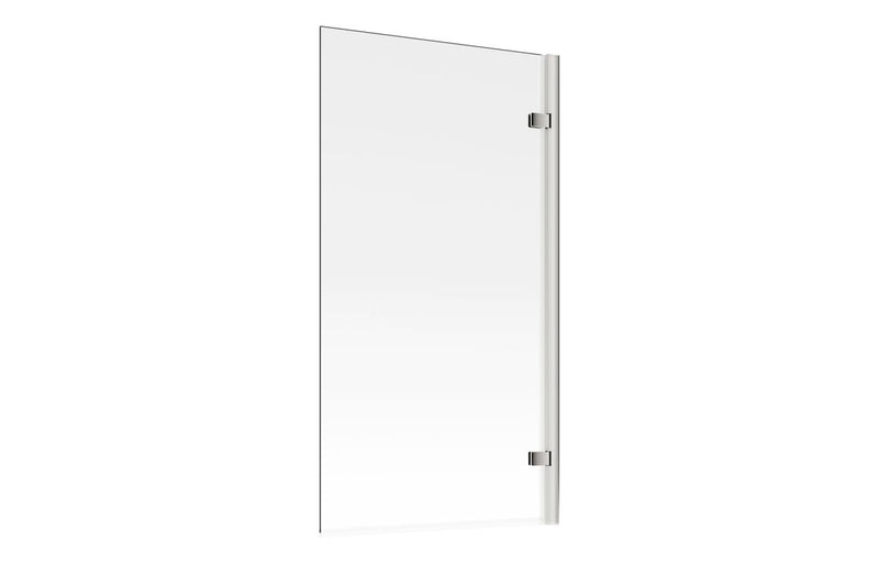 Hinged Straight Bath Screen - Chrome - KPSB3774