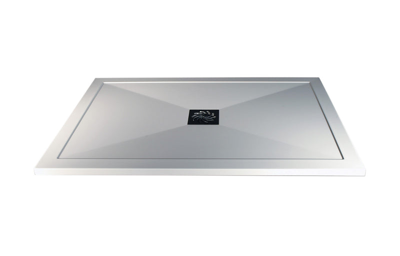 25mm Ultra-Slim 1700mm x 800mm Rectangular Tray & Waste - KPSB3861