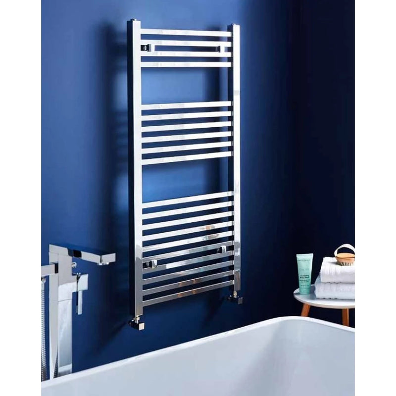 Kartell Square 500x800mm Heated Towel Rail Chrome - SQR508C