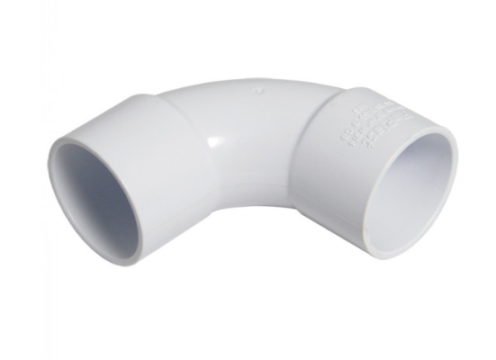 FloPlast WS14W ABS Solvent Waste 32mm 92.5° Swept Bend - White