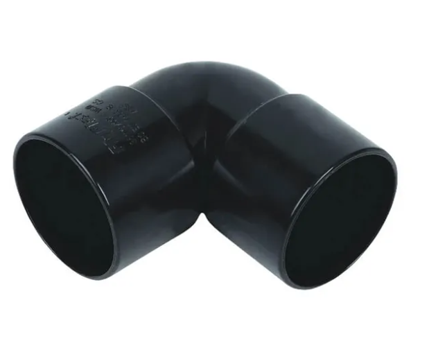 FloPlast WS11B ABS Solvent Waste 40mm 90° Elbow - Black