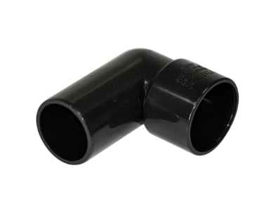 FloPlast WS27B ABS Solvent Waste 40mm 90° Street Elbow - Black