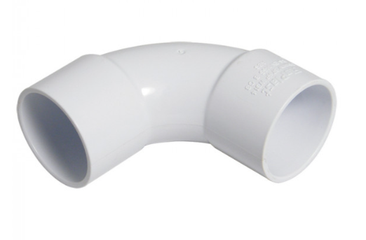 FloPlast WS15W ABS Solvent Waste 40mm 92.5° Swept Bend - White