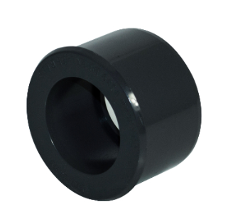 FloPlast WS40B ABS Solvent Waste 50mm x 40mm Reducer - Black