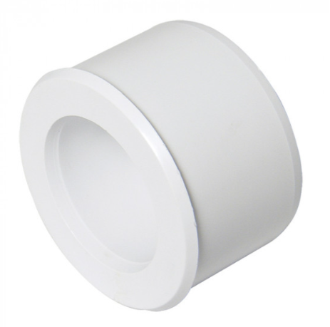 FloPlast WS40W ABS Solvent Waste 50mm x 40mm Reducer - White