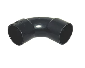 FloPlast WS16B ABS Solvent Waste 50mm 92.5° Swept Bend - Black