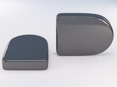 Eastbrook D Shape Vent Cap (PAIR) Matt Anthracite - 101.0008