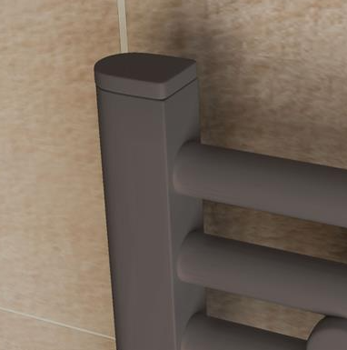 Eastbrook D Shape Vent Cap (PAIR) Matt Anthracite - 101.0008