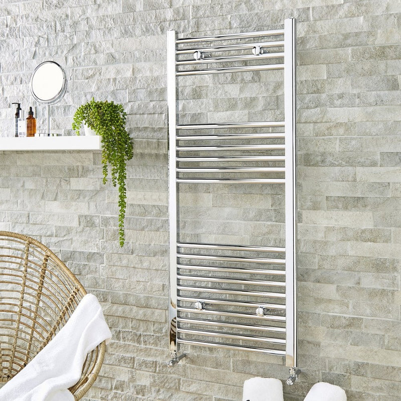 Kartell Straight 400x1600mm Heated Towel Rail Chrome - STR416C
