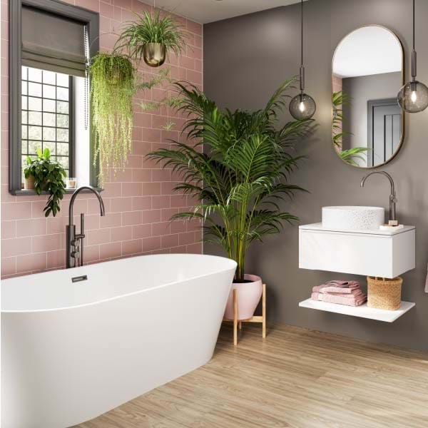 Grant Westfield Multipanel Metro Tile Wall Panel - Antique Rose MT325M